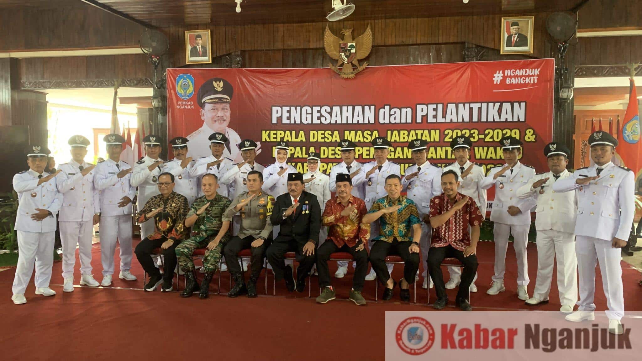 16 Kades Terpilih Secara Resmi Dilantik Ini Pesan Bupati Nganjuk Marhaen Djumadi