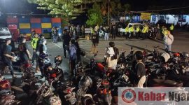 Respon Cepat Aduan Masyarakat, Polres Jember Amankan Puluhan Motor Diduga Balap Liar Jelang Nataru