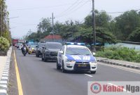 Polres nganjuk melaksanakan latihan satgas