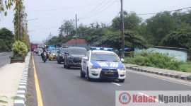 Polres nganjuk melaksanakan latihan satgas