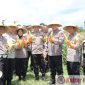 Polres Blitar panen jagung Swasembada