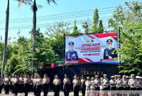 Upacara Tradisi Wisuda Pelepasan 38 anggota Polri dan ASN Polres Nganjuk
