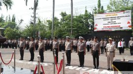 <Upacara Korp Raport Kenaikan Pangkat 93 Anggota Polri dan ASN>