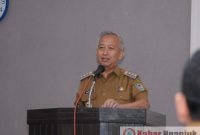 Sri Handoko Taruna saat memberi sambutan