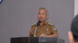 Sri Handoko Taruna saat memberi sambutan