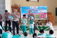 Polres Nganjuk Gelar Edukasi dan Sosialisasi Tertib Lalu Lintas di SD Aisiyah 1 Nganjuk