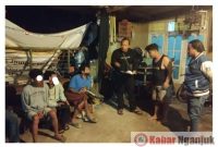 Polres Nganjuk Amankan 10 Pemuda Terduga Pelaku Kasus Penganiayaan di Jembatan Kemaduh