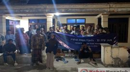 Foto bersama Mahasiswa KKN dari IPB bersama Warga Desa Mlorah, Rejoso