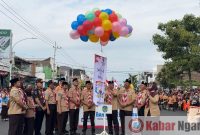 Semangat Tinggi di Gebyar Pramuka Garuda Anjuk Ladang, Parade Hingga Pengukuhan Pramuka Garuda di Nganjuk