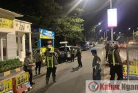 (Harkamtibmas) menjelang Pilkada 2024, Polres Pelabuhan Tanjung Perak menggelar patroli