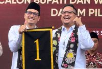 Pasangan Calon Bupati Nganjuk Nomor Urut 1, Muhibbin-Aushaf.