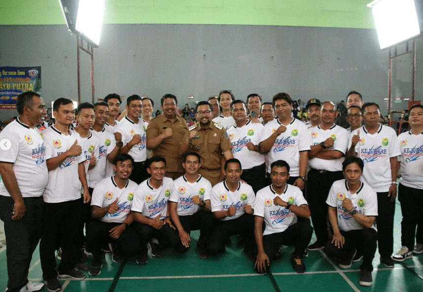 Wabup Mas Handy Buka Kejurkab Bulutangkis 2025, Dorong Semangat dan Sportivitas Atlet Muda Nganjuk
