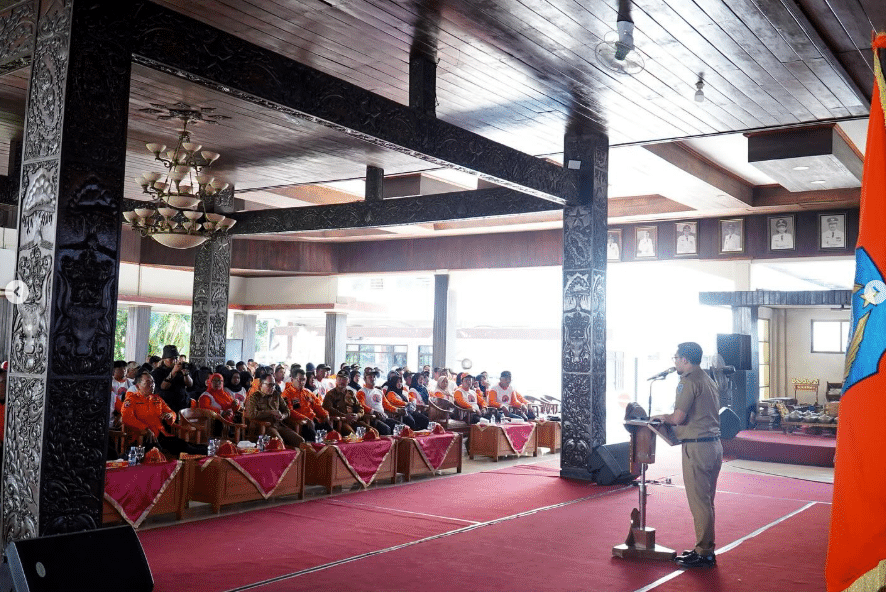 Wabup Mas Handy Resmikan Pembentukan Destana 2025, Perkuat Peran Desa Hadapi Ancaman Bencana