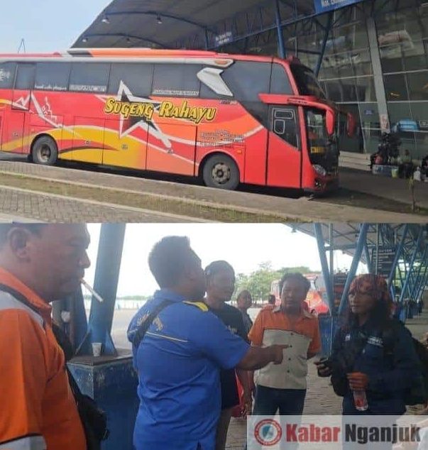 Wartawan Mengalami Ketidakadilan saat Naik Bus Sugeng Rahayu, Terminal Nganjuk jadi Saksi untuk Tuntut Keadilan